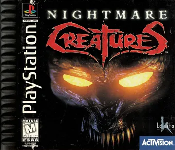 Nightmare Creatures (JP) box cover front